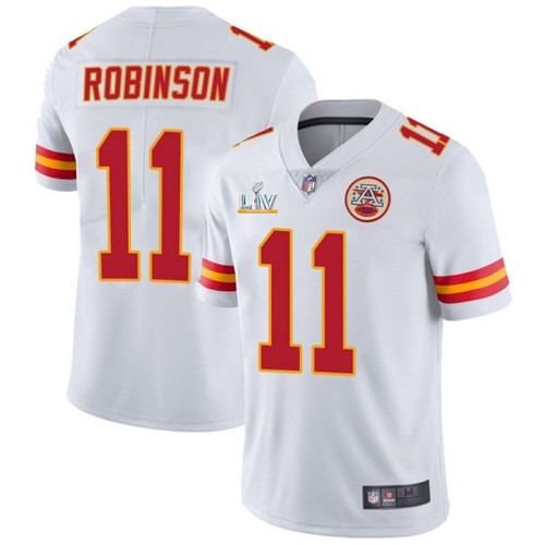 Kansas City Chiefs #11 Demarcus Robinson White 2021 Super Bowl LV Limited Stitched Jersey