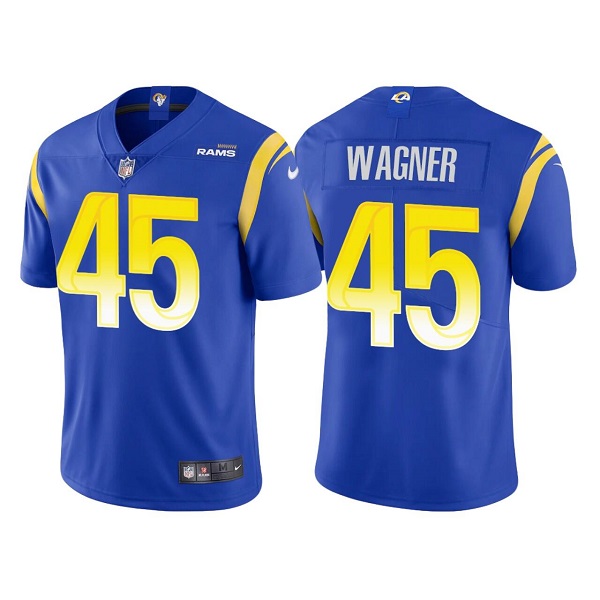 Los Angeles Rams #45 Bobby Wagner Royal Vapor Untouchable Limited Stitched Football Jersey