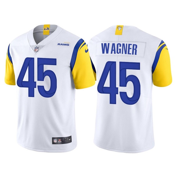 Los Angeles Rams #45 Bobby Wagner White Vapor Untouchable Limited Stitched Football Jersey