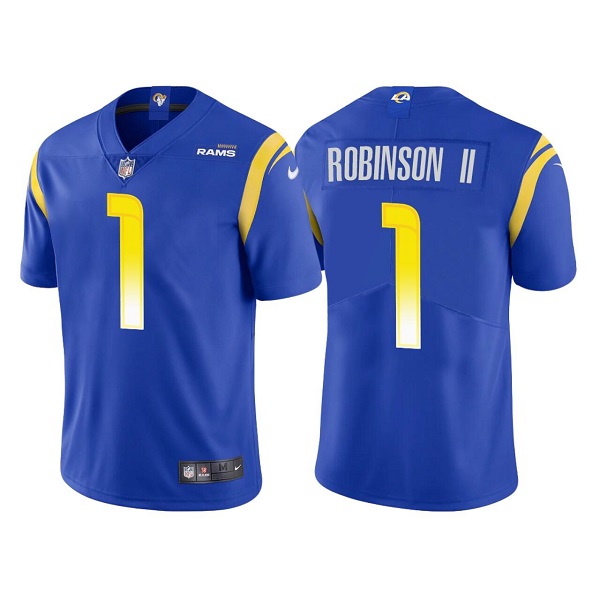 Los Angeles Rams #1 Allen Robinson II Royal Vapor Untouchable Limited Stitched Football Jersey