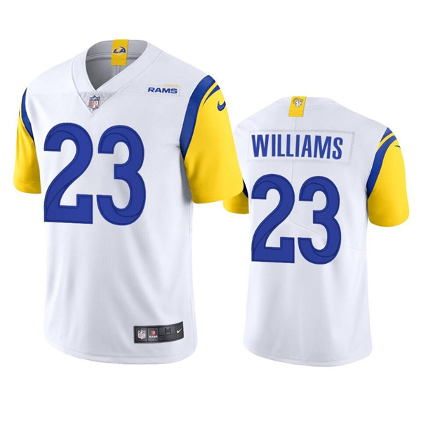 Los Angeles Rams #23 Kyren Williams White Vapor Untouchable Limited Stitched Football Jersey