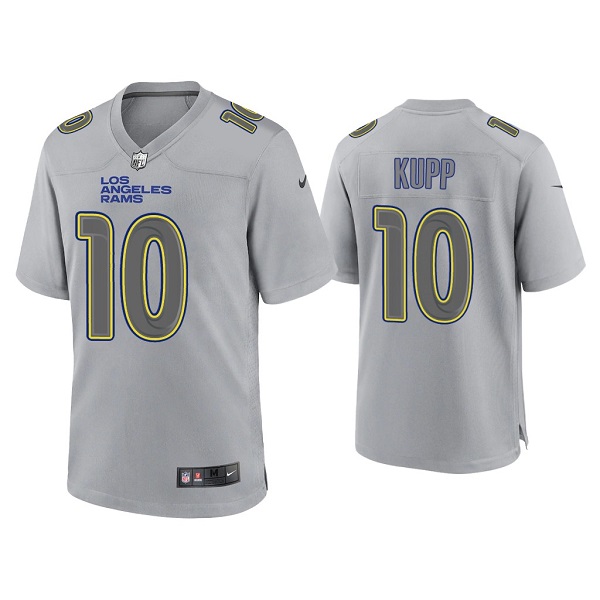 Los Angeles Rams #10 Cooper Kupp Gray Atmosphere Fashion Stitched Game Jersey