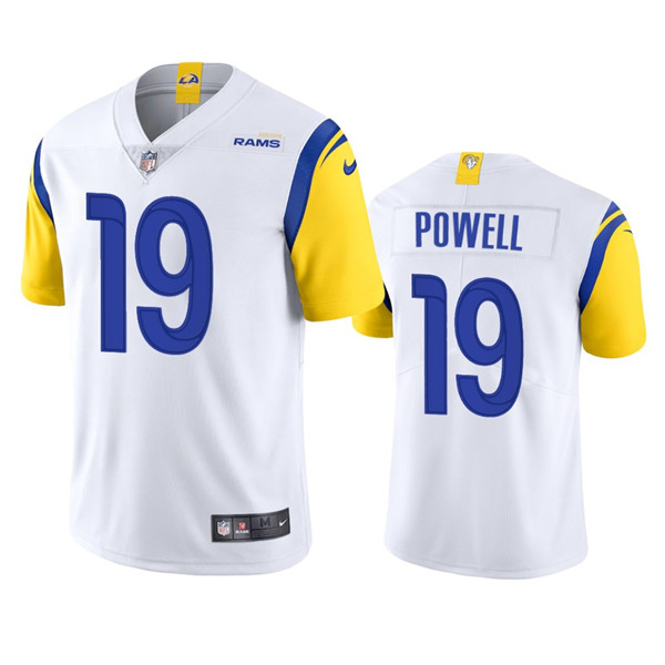 Los Angeles Rams #19 Brandon Powell White Vapor Untouchable Limited Stitched Football Jersey
