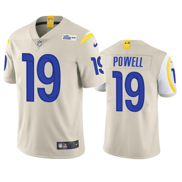 Los Angeles Rams #19 Brandon Powell Cream Vapor Untouchable Limited Stitched Football Jersey