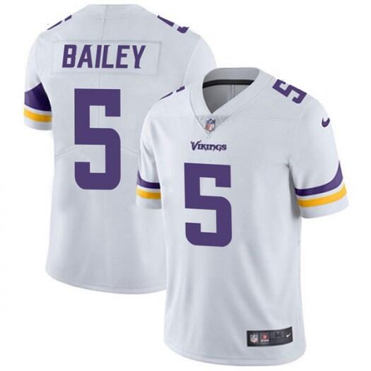 Minnesota Vikings #5 Dan Bailey White Vapor Untouchable Limited Stitched Jersey
