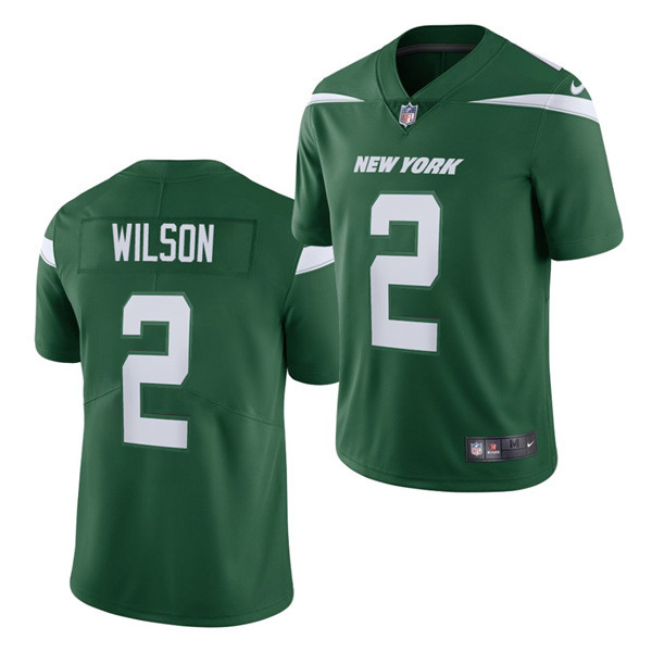 New York Jets #2 Zach Wilson 2021 Draft Green Vapor Untouchable Limited Stitched Jersey 