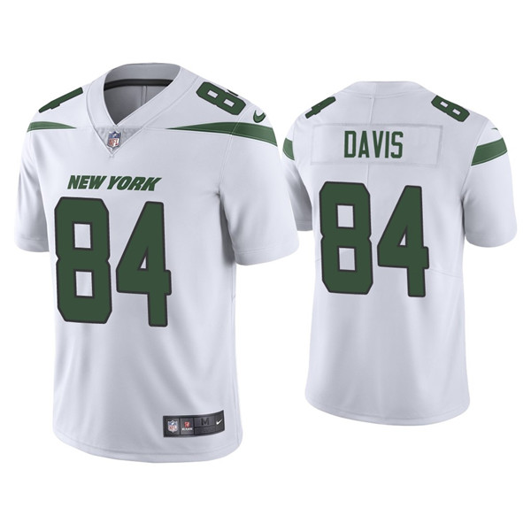 New York Jets #84 Corey Davis 2021 White Vapor Untouchable Limited Stitched Jersey