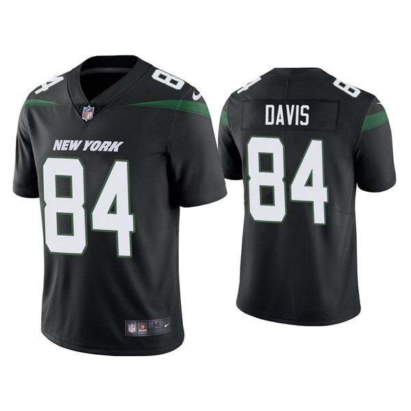 New York Jets #84 Corey Davis 2021 Black Vapor Untouchable Limited Stitched Jersey
