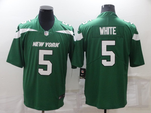 New York Jets #5 Mike White Green Vapor Untouchable Limited Stitched Jersey
