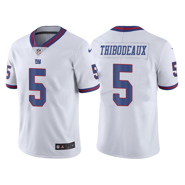 New York Giants #5 Kayvon Thibodeaux White Vapor Untouchable Limited Stitched Jersey