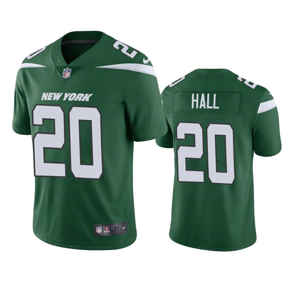 New York Jets #20 Breece Hall 2022 Green Vapor Untouchable Limited Stitched Jersey