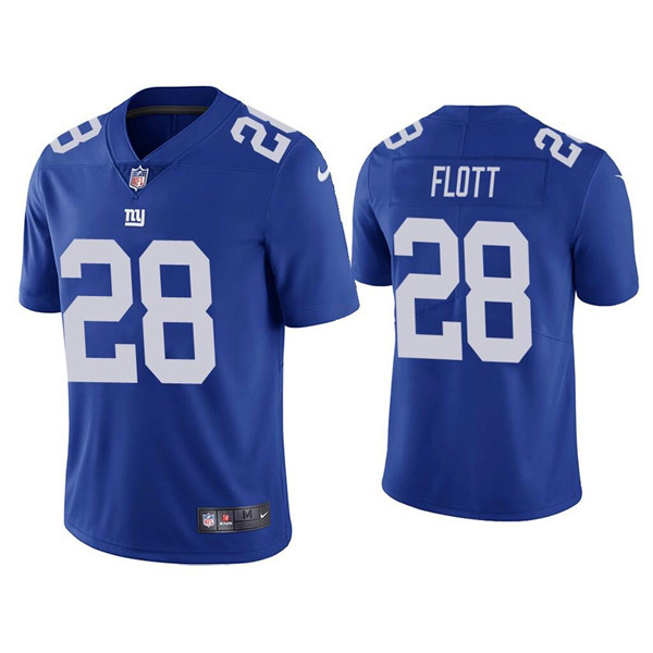 New York Giants #28 Cordale Flott Blue Vapor Untouchable Limited Stitched Jersey