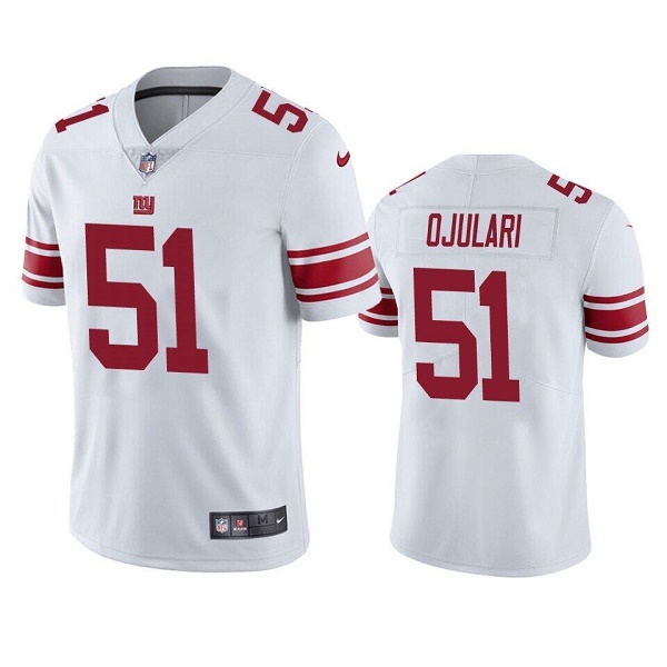 New York Giants #51 Azeez Ojulari White Vapor Untouchable Limited Stitched Jersey