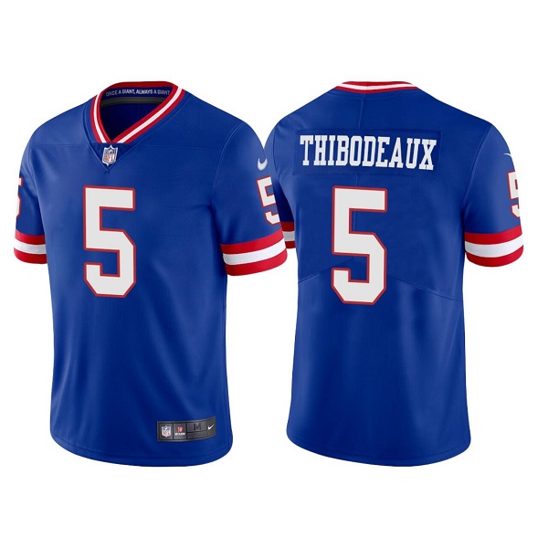 New York Giants #5 Kayvon Thibodeaux Royal Vapor Untouchable Limited Stitched Jersey