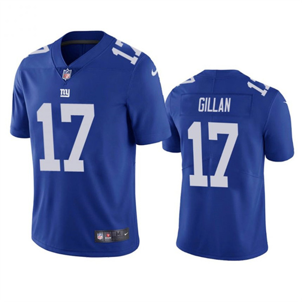 New York Giants #17 Jamie Gillan Blue Vapor Untouchable Limited Stitched Jersey