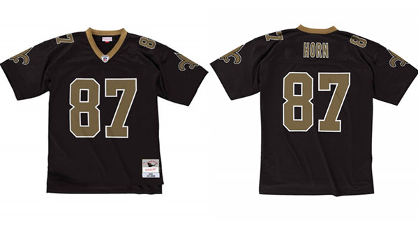 New Orleans Saints #87 Joe Horn Black 2005 Stitched Football Jersey