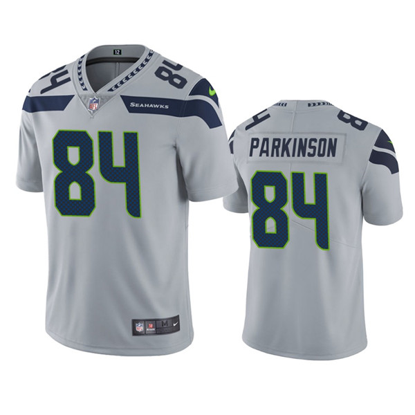 Seattle Seahawks #84 Colby Parkinson Gray Vapor Untouchable Limited Stitched Jersey