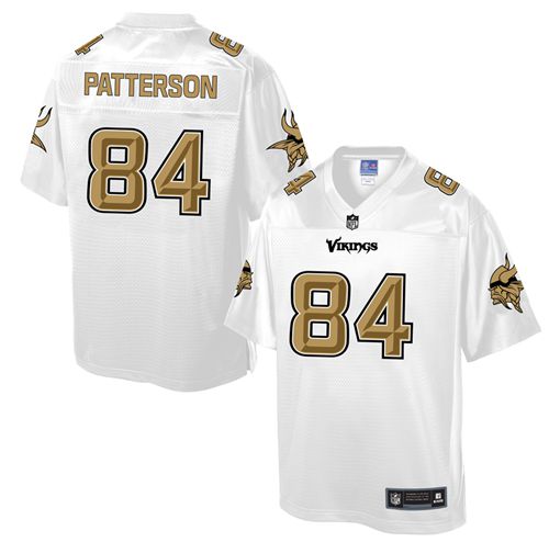 Vikings #84 Cordarrelle Patterson White Pro Line Fashion Game Nike Jersey