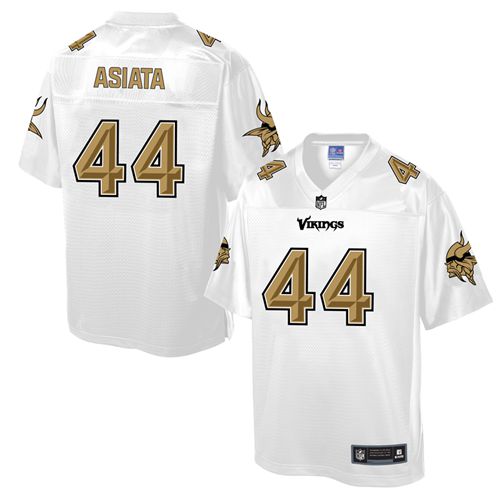 Vikings #44 Matt Asiata White Pro Line Fashion Game Nike Jersey