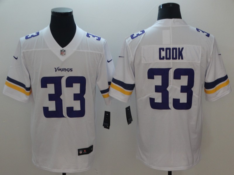 Vikings #33 Dalvin Cook White Vapor Untouchable Limited Stitched Jersey