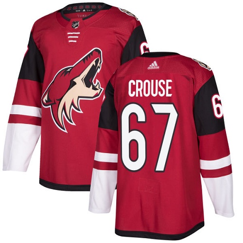 Arizona Coyotes #67 Lawson Crouse Burgundy Red 2018 Season Home Stitched Adidas Jersey