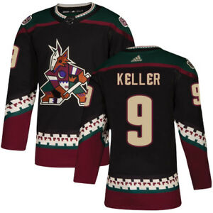 Arizona Coyotes #9 Clayton Keller Black Stitched Adidas Jersey