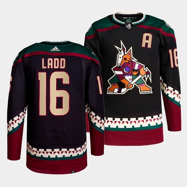 Arizona Coyotes #16 Andrew Ladd Black Stitched Jersey