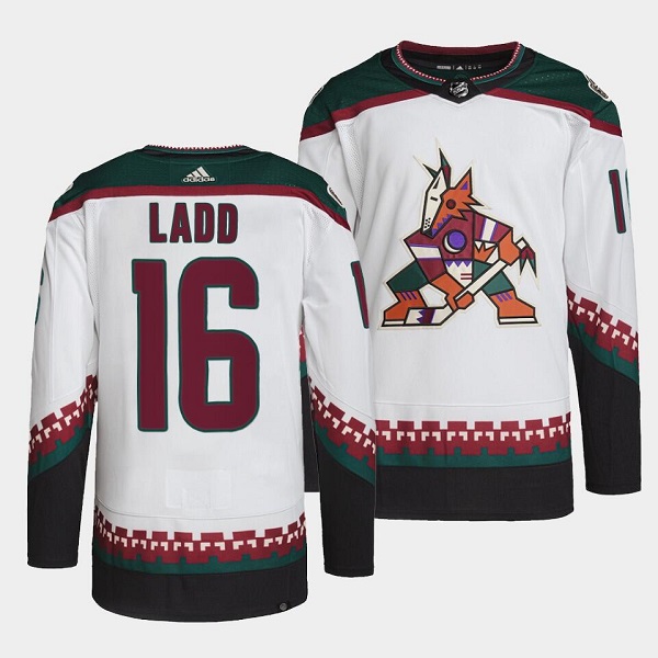 Arizona Coyotes #16 Andrew Ladd White Stitched Jersey