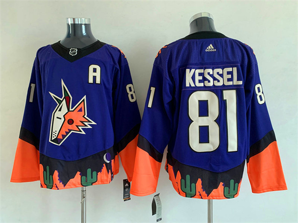 Arizona Coyotes #81 Phil Kessel Purple Stitched Jersey