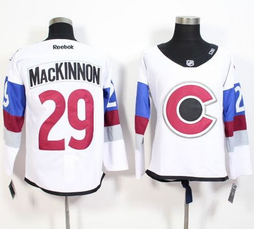 Avalanche #29 Nathan MacKinnon White 2016 Stadium Series Stitched Jersey
