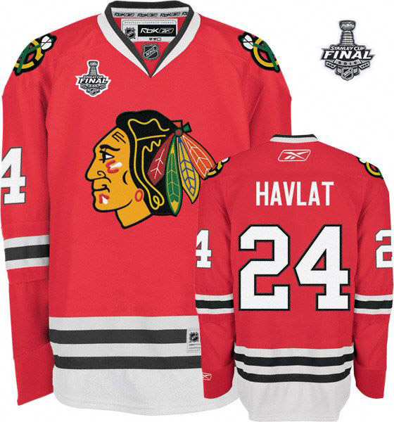 Blackhawks #24 Martin Havlat Red 2015 Stanley Cup Stitched Jersey
