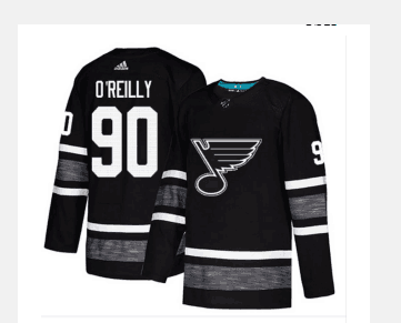 St. Louis Blues #90 Ryan O Reilly Black Stitched Jersey