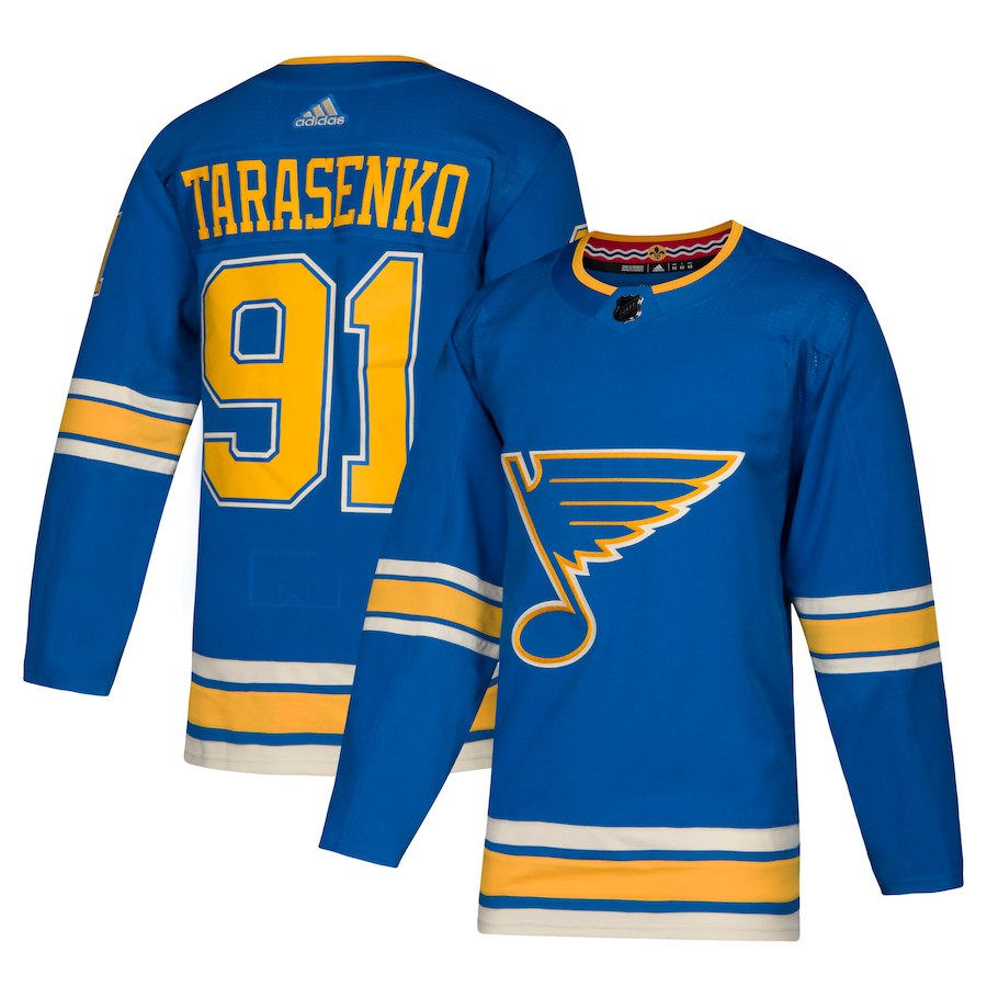 St. Louis Blues #91 Vladimir Tarasenko Blue Stitched Jersey