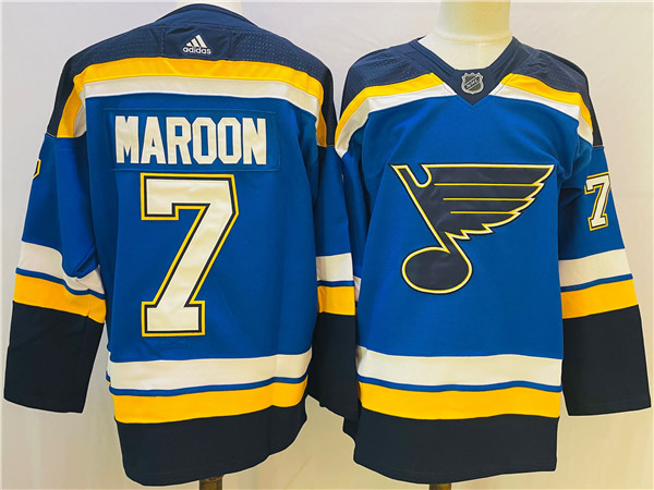 St. Louis Blues #7 Patrick Maroon Blue Winter Classic Stitched Jersey