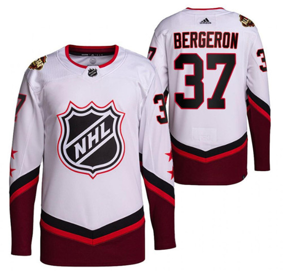 Boston Bruins #37 Patrice Bergeron 2022 All-Star White Stitched Jersey