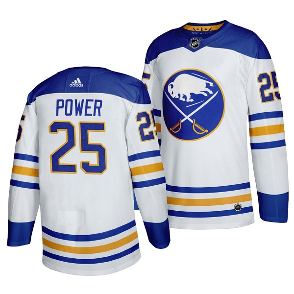 Buffalo Sabres #25 Owen Power White Stitched Jersey