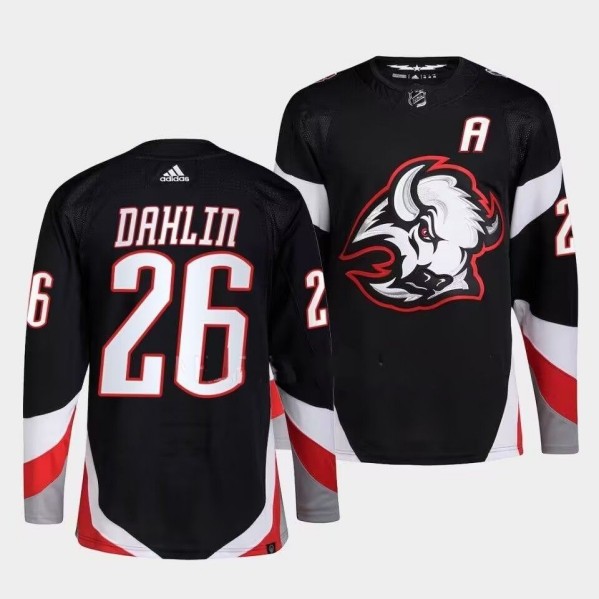 Buffalo Sabres #26 Rasmus Dahlin Black 2022 23 Stitched Jersey
