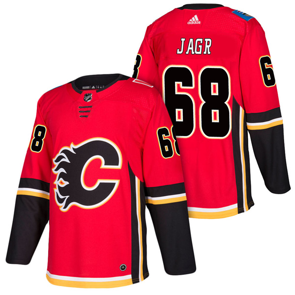 Calgary Flames #68 Jaromir Jagr Stitched Jersey