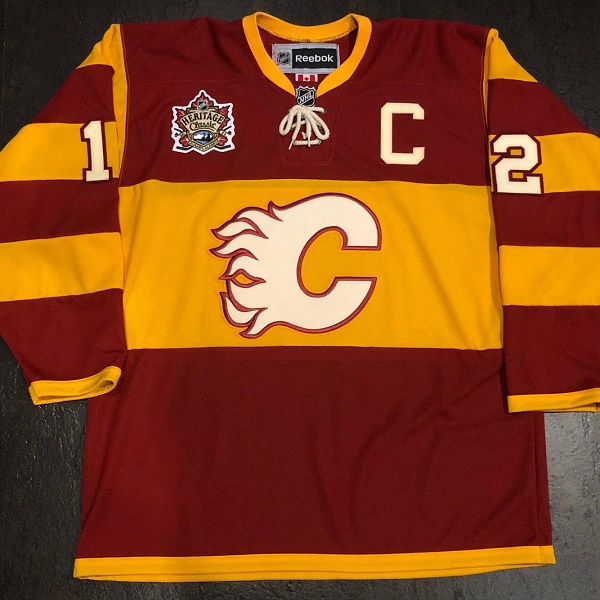 Calgary Flames #12 Jarome Iginla Stitched Jersey