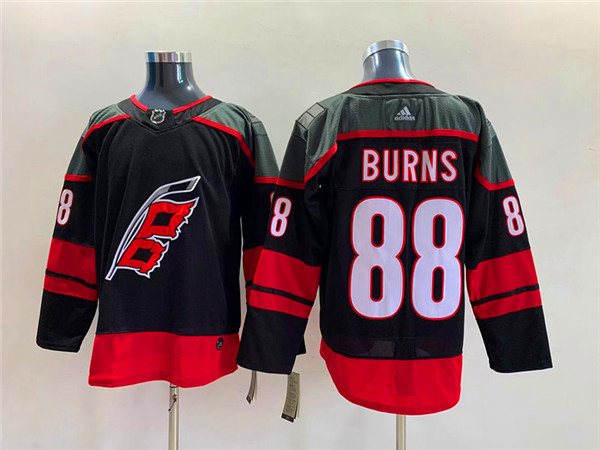 Carolina Hurricanes #88 Brent Burns Black Stitched Jersey