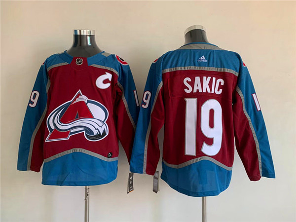 Colorado Avalanche #19 Joe Sakic Burgundy Stitched Jersey