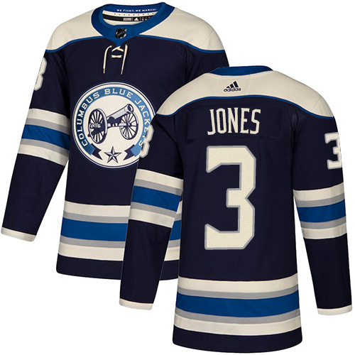Columbus Blue Jackets #3 Seth Jones Navy Blue Stitched Jersey