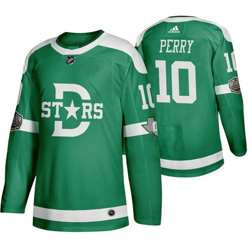 Dallas Stars #10 Corey Perry Green Stitched Jersey
