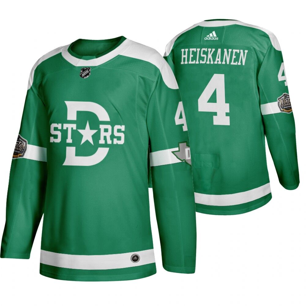 Dallas Stars #4 Miro Heiskanen Green Stitched Jersey