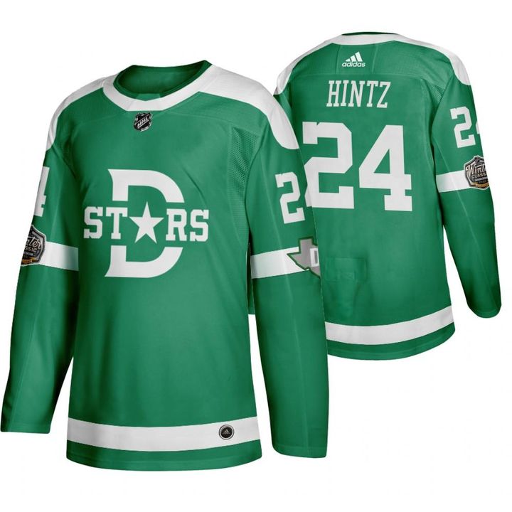 Dallas Stars #24 Roope Hintz Green Stitched Jersey