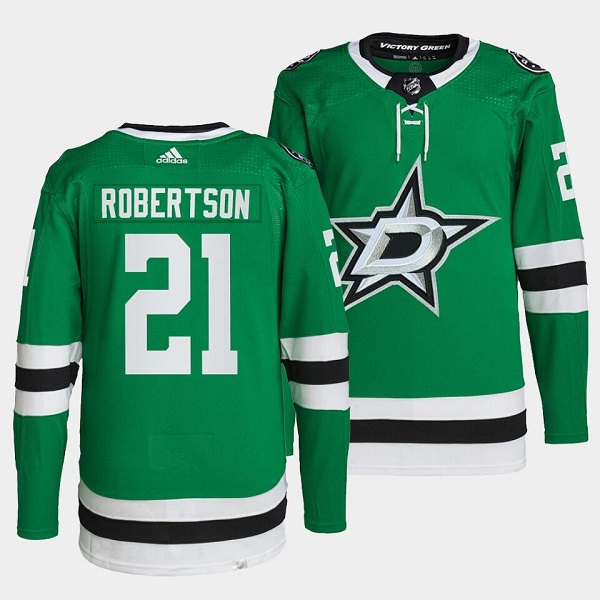 Dallas Stars #21 Jason Robertson Green Stitched Jersey