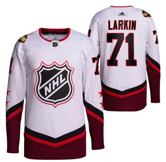 Detroit Red Wings #71 Dylan Larkin 2022 All-Star White Stitched Jersey