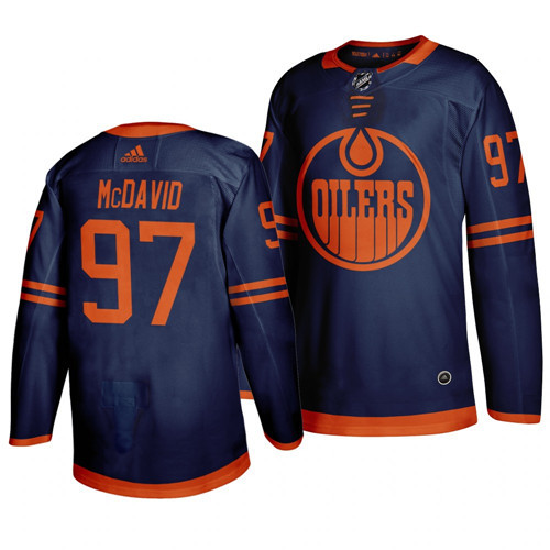 Edmonton Oilers #97 Connor McDavid 2019 Navy Stitched Jersey