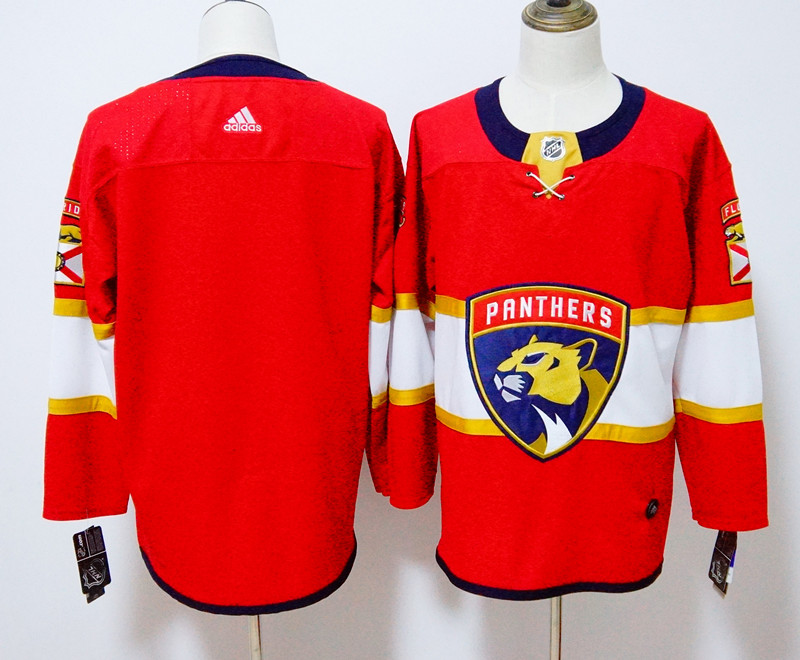 Florida Panthers Red Stitched Adidas Jersey