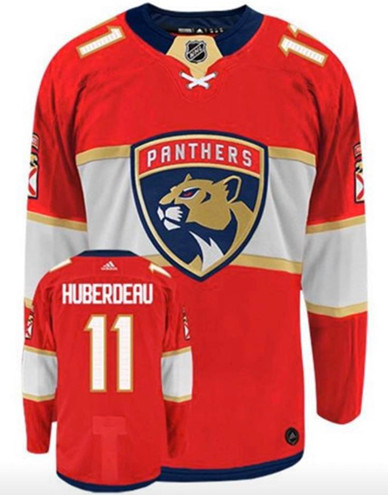 Florida Panthers ##11 Jonathan Huberdeau Red Stitched Jersey